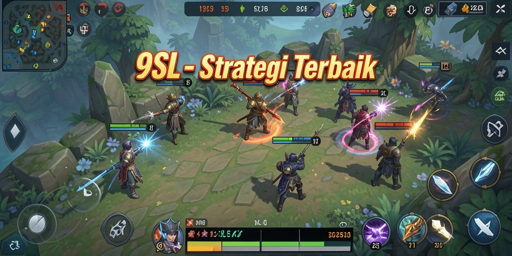 Tangkapan layar gameplay <strong>9SL</strong> yang menunjukkan pertempuran strategi seru.