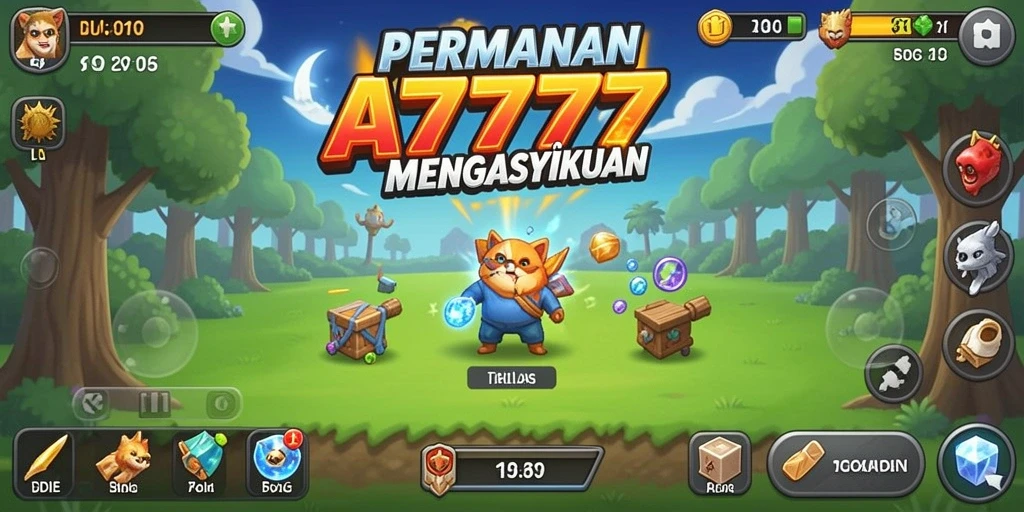 Tampilan gameplay A7777 yang memikat dan menyenangkan.
