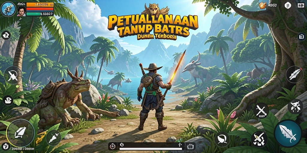Tampilan gameplay menakjubkan di dunia terbuka ADG62.