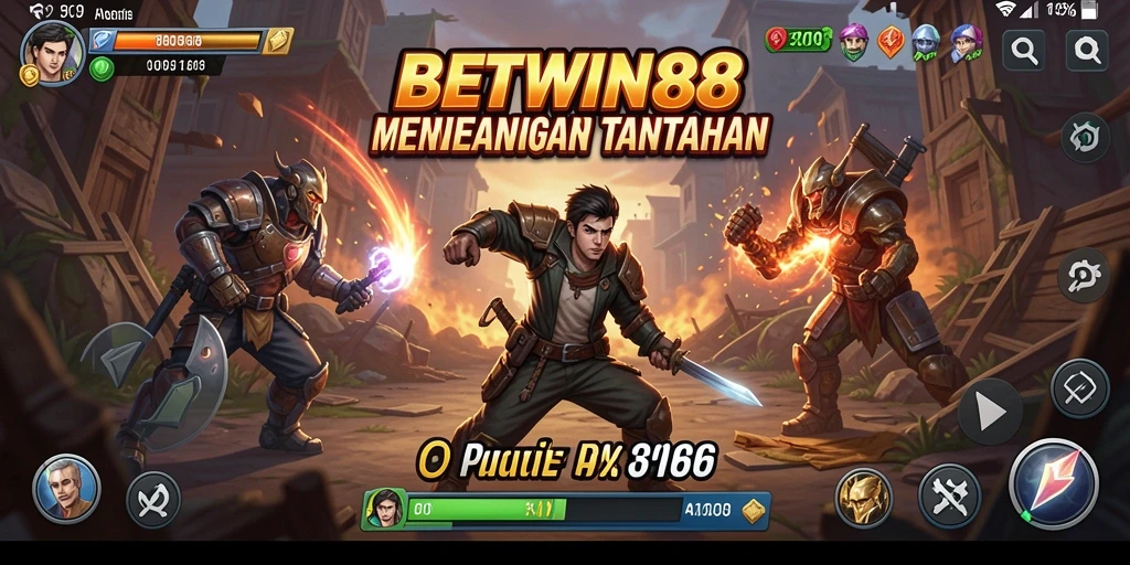 Tampilan gameplay BETWIN88 dengan aksi petualangan menegangkan.