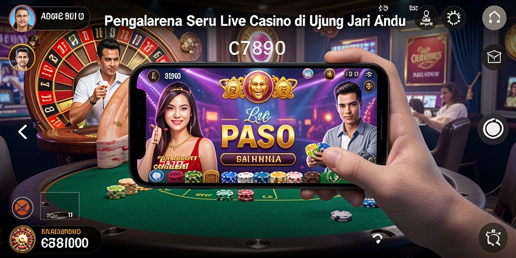 Screenshot menunjukkan dealer langsung dalam aksi di C7890.