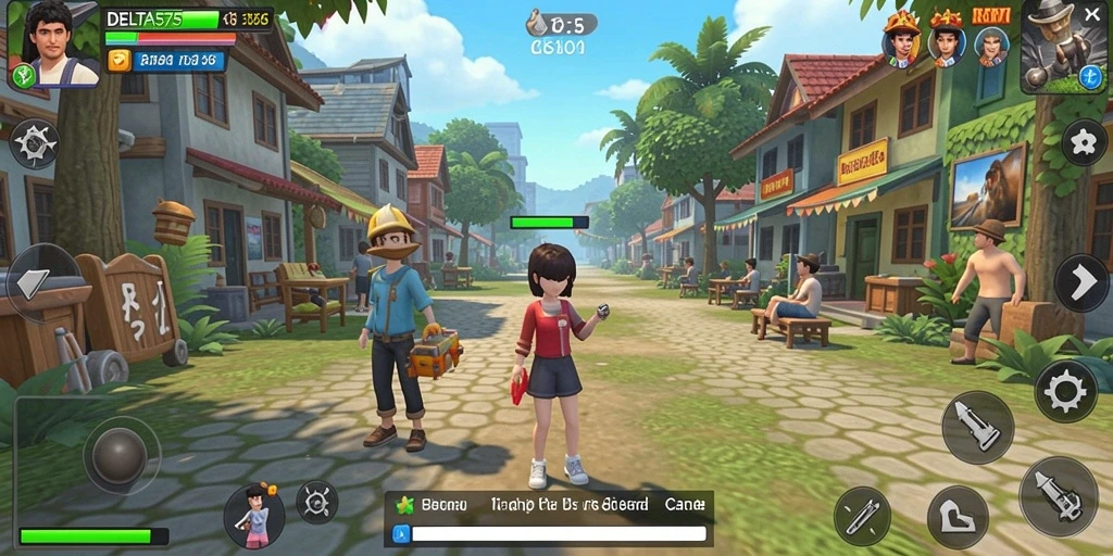 Screenshot DELTA575 menampilkan gameplay yang menarik dan seru dalam genre Casual.