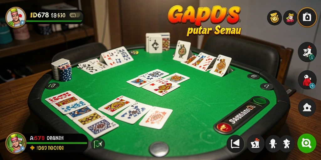 Tampilan gameplay seru dalam permainan Gaple ID678.
