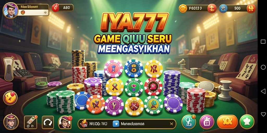 Tampilan seru dari gameplay IYA777 QiuQiu.