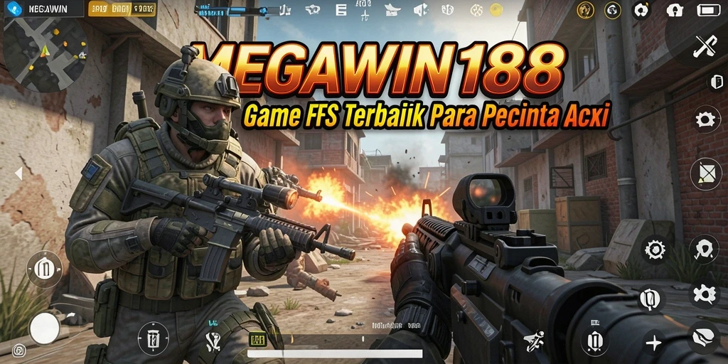 Screenshot gameplay MEGAWIN188 dengan aksi tembak-menembak yang mendebarkan.