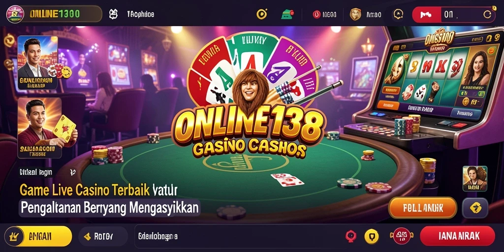 Tampilan menarik dari permainan langsung di ONLINE138, menciptakan pengalaman kasino yang mendebarkan.