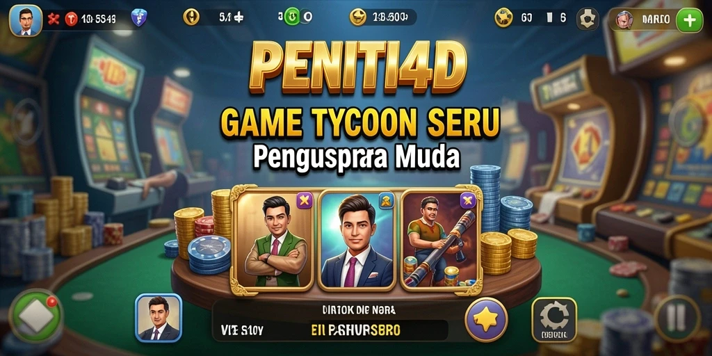 Tampilan gameplay Tycoon yang mendebarkan di PENITI4D.